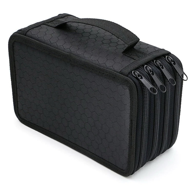 Estojo Escolar/Estojo Box/Estojo De Lápis De Quatro Camadas Com 72 Furos De Cor/Material Escolar/Papela